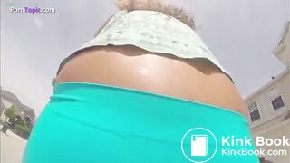 Sweet girl shits in her panties