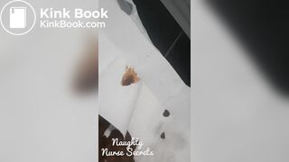 Sexy nurse poop