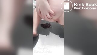 Sexy nurse poop