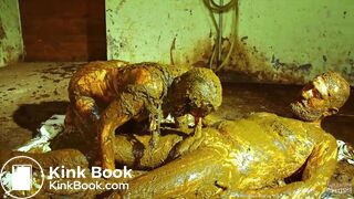 Betty sucks of Frankys cowshit covered cock - 50 % sale