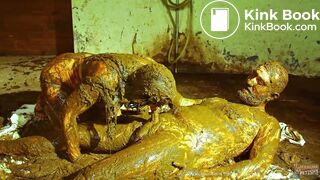 Betty sucks of Frankys cowshit covered cock - 50 % sale