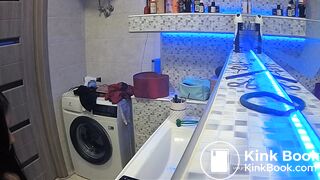 Woman pooping in Toilet 24