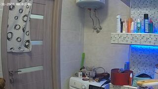 Woman pooping in Toilet 13