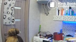 Woman pooping in Toilet 13