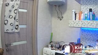 Woman pooping in Toilet 13