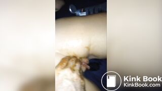 Amateur gf scat fisting