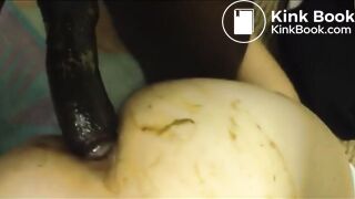 Ebony scat fucking