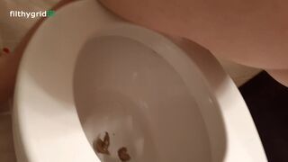 Poop on the seat