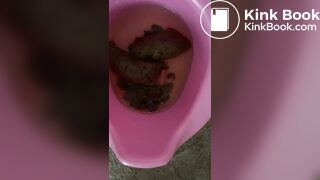 pink potty poop 6