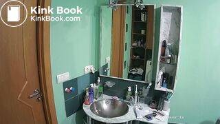 Woman pooping in Toilet 18