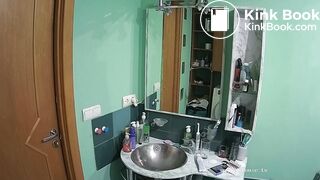 Woman pooping in Toilet 18