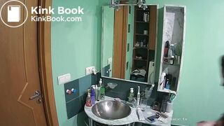 Woman pooping in Toilet 18