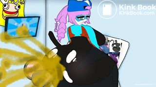 Alli sticks a rat up her ASS