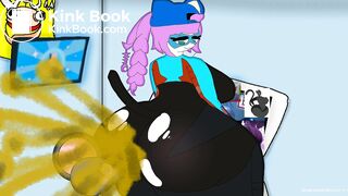 Alli sticks a rat up her ASS