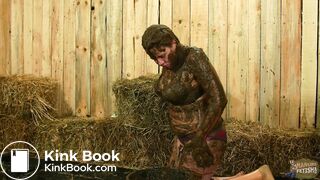 Mary Craft Erotic Fun in Dung - cow shit eating girl