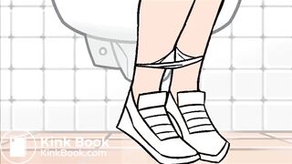 Girls Have Diarrea At Public Toilet