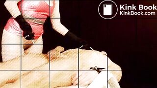 2 asses put that work in on slave. MUST SEE!