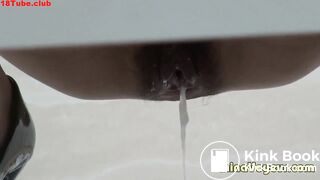 Asian taking a dump with grool Uncensored
