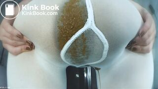 Pawg blow up her pantyhose