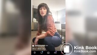 Snapchat girl farting - video 2