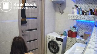 Woman pooping in Toilet 67