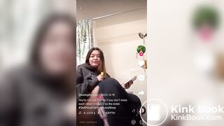 Sexy girl pooping on the potty with her legs