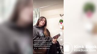 Sexy girl pooping on the potty with her legs