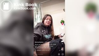 Sexy girl pooping on the potty with her legs