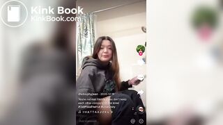 Sexy girl pooping on the potty with her legs