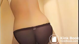 Remastered Skirtzy in black sheer panties