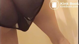 Remastered Skirtzy in black sheer panties