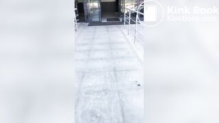 hot milf shits on public bathroom floor