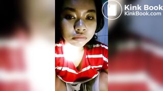 Scat asian wc selfie - video 3