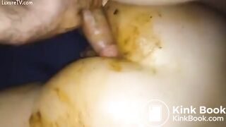 Fingering and fucking her shithole