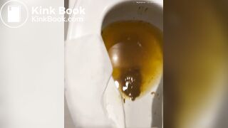 Sloppy ebony bowel blowout