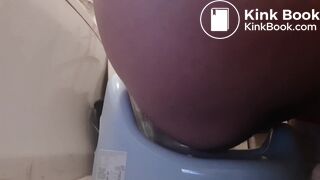 Polish girl poop into potty