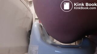 Polish girl poop into potty