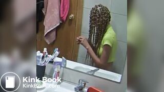 Girl fart and pooping 5