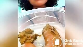 Beautiful ebony scat - video 2