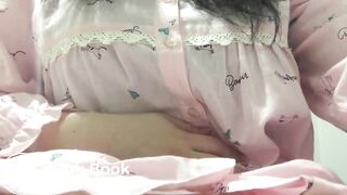 Japanese girl bad stomach morning 1