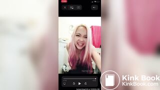 Asian on the toilet