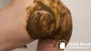 Busty slut droppings