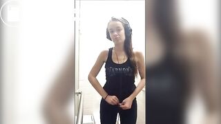 Hot girl pooping on toilet 77