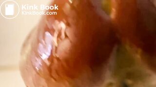 Phat ass ebony fucking n shitting on dildo