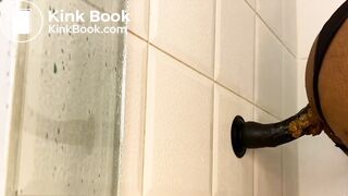 Phat ass ebony fucking n shitting on dildo