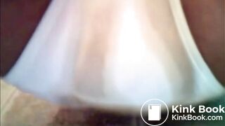 Girl sitting panty poop
