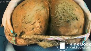 Pawg shits her fishnets