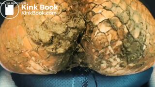 Pawg shits her fishnets