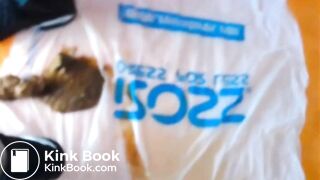 Girl poops on bedroom floor