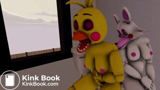FNAF SFM Toy Chica And Pre Mangle Pooping In The Same Toilet